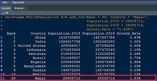 This multiple column approach has the drawback of only using the vector names as the column names. R Data Frame Operations Adding Observations Rows And Variable Column To A Data Frame In R