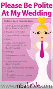 Mr clarke said that the couple's parents looked happy. 10 Simple Etiquette Rules For Wedding Guest The Mba Bride Wedding Invitation Etiquette Wedding Guest Etiquette Invitation Etiquette