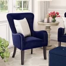 Willa Arlo Interiors Kaat Wingback Chair Reviews Wayfair Oversized Chair Living Room Velvet Wingback Chair Wingback Chair
