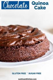 Chocolate Quinoa Cake A Gluten Free Chocolate Cake Recipe Made With Quinoa And Sweetened Healthy Chocolate Cake Gluten Free Chocolate Cake Recipe Quinoa Cake
