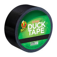 Customize your diy hammock using the duck tape colors of get creative with duct tape flowers and decorate your jars. Duck Brand 1 88 In X 20 Yd Black Colored Duct Tape Walmart Com Walmart Com
