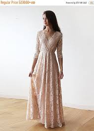 Boho Lace Dress Pink Blush Wrap Dress 1124 With Images Lace Dress Boho Pink Boho Dress Blush Pink Maxi Dress