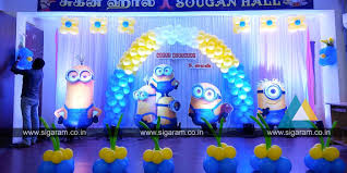 Include shots from all eras, with lots of friends and family. Minions Themed Birthday Party Decoration Sougan Hall Pondicherry