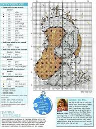 Ready to ship in 1 business day. 59 Free Tattered Teddy Cross Stitch Ideas Cross Stitch Stitch Tatty Teddy