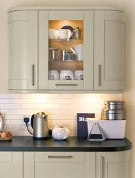 When fixing doors and handles, make sure you use a stepladder rather than stand on the base cabinets or worktop, as this can cause unnecessary damage. Tewkesbury Skye Kitchen Wall Units Curved Kitchen Kitchen Wall Cabinets