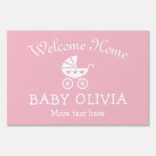 $145.95 a stork announcement is a wonderful way to announce the arrival of a baby. New Baby Outdoor Signs Yard Signs Flags Zazzle