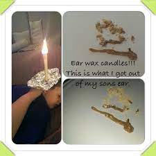 Ear Wax Candles They Work Great On Everyone When I Did This To My Son He Wasn T Having Any Ear Problems But He Do Ear Wax Candle Ear Wax Seasonal Allergies