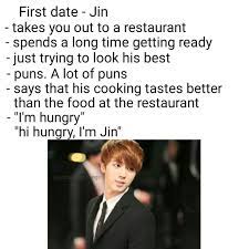 Debut and friends(jin imagine) feeling nervous before going on stage is a normal thing, it means that you care about your performance. Bts Jin First Date Imagine Army S Amino