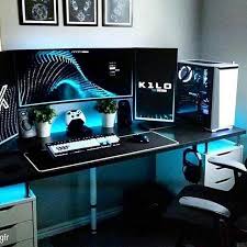 Gamingmonitor Xboxone Battleroyale Playstation Pes Minecraft Gaming Pc Cod Fifa Pcgamedesk Video Game Rooms Gaming Room Setup Gaming Desk Setup