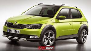 Skoda Fabia Scout Rendering
