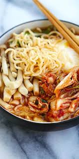Kimchi Ramen Spicy Korean Ramen With Kimchi Mushroom And Poached Egg Easy Kimchi Ramen Recipe That Takes Only 15 Kimchi Ramen Homemade Ramen Ramen Recipes