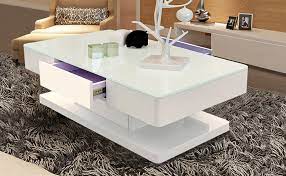 Couchtisch schubladen stauraum weiss holz wohnzimmer youtube. Tukailai Moderner Couchtisch Mit 8 Mm Dicker Tischplatte Aus Gehartetem Glas Und Hochglanz Oberflache 2 Schubladen Stauraum Fur Wohnzimmer Mobel Empfang Wartebereich Amazon De Kuche Haushalt Wohnen