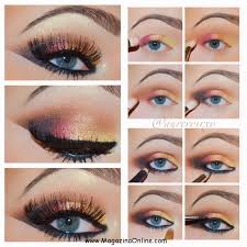 Consider using liquid eyeliner to apply a thin line along your upper lid, and extend it just past the lash line in a wingtip. How To Do Eye Makeup Blue Eyes Blonde Hair Saubhaya Makeup