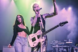 Just when pop culture fans thought the 2021 billboard music awards red carpet was closed, one on sunday, may 23, megan fox and machine gun kelly headed to the microsoft theater in los angeles. Machine Gun Kelly Joined By Megan Fox At Indy 500 Concert Billboard