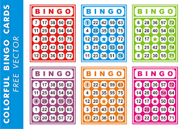 Colorful Bingo Cards Free Vector Download Free Vector Art Stock Free Printable Bingo Cards Bingo Cards Bingo Cards Printable Templates