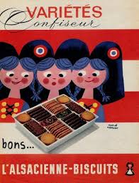 L Alsacienne Biscuits Free Flavour Vintage Advertising Posters Vintage Poster Art Vintage Advertisements