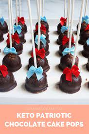 fourth of july keto chocolate cake pops recipe chocolate cake pops keto chocolate cake savoury cake