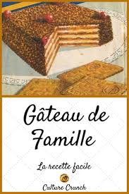 Gateau De Famille La Recette Facile Recette Gateau Sans Cuisson Recette Facile Gateau Sans Cuisson Rapide