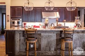 Though corrugated galvanized steel is known primarily as roofing and siding material for humble exteriors, interior use of corrugated galvanized. Reclaimed Corrugated Metal Wood Island Porter Barn Wood