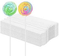 Amazon.com: Lollipop Sticks,500 Pieces White Paper Treat ...