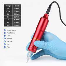 Yilong 'l' rotary tattoo machine tattoo gun tattoo liner shader gun (gray) this is one of the most stable rotary tattoo machines for lining in the market at the moment. Hybrid Tattoo Pen Rotary Tattoo Machine Needle Cartridges With Dc5 5 Jack Em108