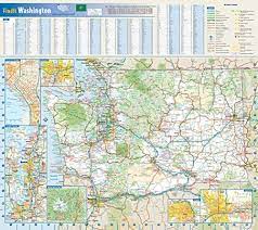 Washington State Map With Towns Amazon.com : Washington State Wall Map - 20.75" X 18.5" Paper : Office  Products