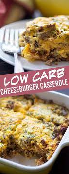 Cheeseburger Casserole A Low Carb Version Of A Family Favorite Recipe Low Carb Cheeseburger Casserole Cheeseburger Casserole Low Carb