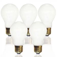 A19 25 Watt Party Bulbs Transparent Inside Frost Box Of 25 Medium Base