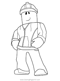 roblox builder coloring page for kids free roblox printable coloring pages online for kids coloringpages101 com coloring pages for kids