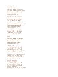 Rescue Me Lyrics Pdf