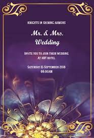 Preview, then save it, and print it when you need. Online Wedding Invitation Maker Photoadking