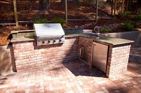 The comprehensive guide to building a brick barbecue pit from the diy and home improvement experts. Brick Outdoor Kitchen Mediterranean Patio San Francisco By Calvin Craig Landscaping Design Build