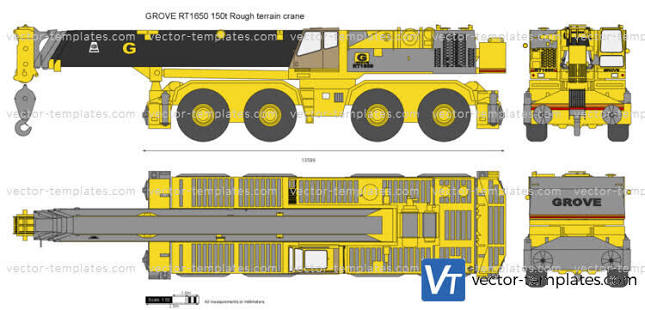 Grove RT1650 Rough Terrain Crane