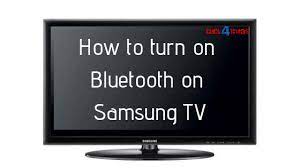However, it is possible to connect bluetooth devices other than the bluetooth audio device at the same time. How To Turn On Bluetooth On Samsung Tv