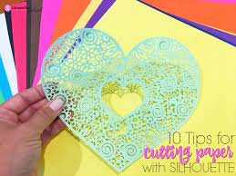 Silhouette | pop up birthday card. How To Cut Paper Cleanly With Silhouette 10 Tips For Success Silhouette School
