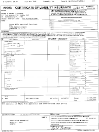 Free Sample Printable Certificate Of Liability Template