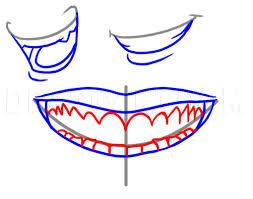 How to draw a happy smiling anime mouth. How To Draw A Smile Step By Step Drawing Guide By Dawn Dragoart Com