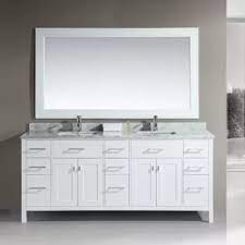 Design Element Dec088 W London Stanmark Bathroom Vanity Set And Mirror Qualitybath Com Double Vanity Bathroom Double Sink Bathroom Vanity Double Sink Vanity
