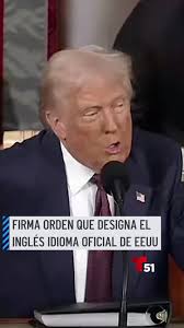 Trump designa el inglés como idioma oficial de EE.UU.