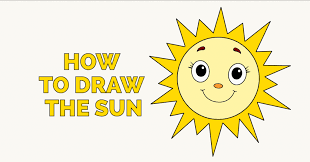 Here also you can apply all what we. How To Draw A Smiling Sun Really Easy Drawing Guides