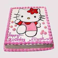 Roll the rectangles round to create a tube and leave to dry. Online Adorable Hello Kitty Chocolate Cake Gift Delivery In Uae Ferns N Petals