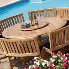 Sumptuous teak garden furniture is created in the north east of england and delivered to anywhere in the uk. Circular Garden Table And Chairs Benches Garden Table And Chairs Round Outdoor Table Round Outdoor Dining Table