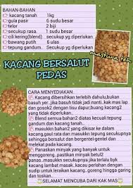 Resepi biskut coklat chip berkacang. Resepi Kacang Tanah Goreng Pedas
