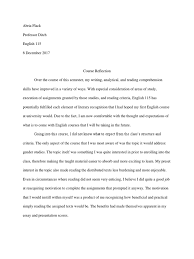 Dengan konflik antar orang tua dan perceraian. English 115 Course Reflection Essays Reading Process