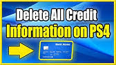 This step is really important because you'll figure out exactly how ps: How To Remove Credit Card Debit Card Details On Ps4 Or Ps Pro Youtube