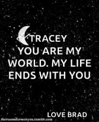 The world only ends when you die. You Are My Whole World Gifs Tenor
