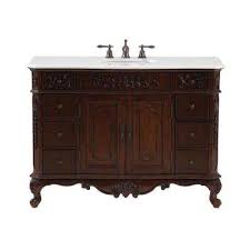 Add style and functionality to your bathroom with a bathroom vanity. Winslow 48 In W Vanity In Antique Cherry With Marble Vanity Top In White With White Basin Marble Vanity Tops Bathroom Sink Vanity Vanity
