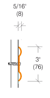 Clear chair rails offer wall protection from wallguard.com that will not distract from your decor, yet offer complete impact protection. Clear Chair Rail 3 W X 96 L