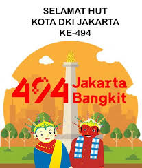 Tepat hari ini, selasa, 22 juni 2021, jakarta merayakan hari. Gambar Ucapan Hut Dki Jakarta Ke 494 Hut Dki Di 2021 Gambar Ilustrasi Vektor Kota
