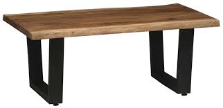 Acacia wood live edge coffee table. Urban Deco Live Edge Solid Acacia Wood Coffee Table Light Cfs Furniture Uk